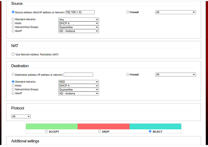 ip unblock firewall