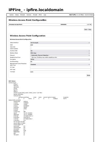 ipfire.localdomain - Wireless Access Point Configuration_