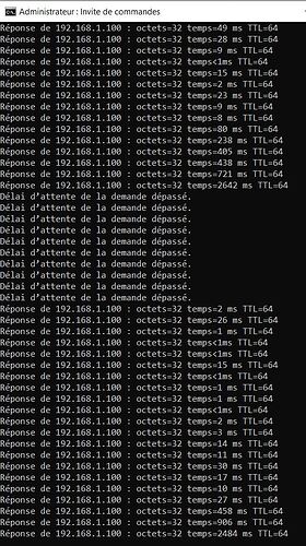 Ping after CU190 unstable