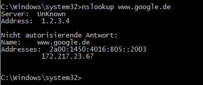 DOS_nslookup_google